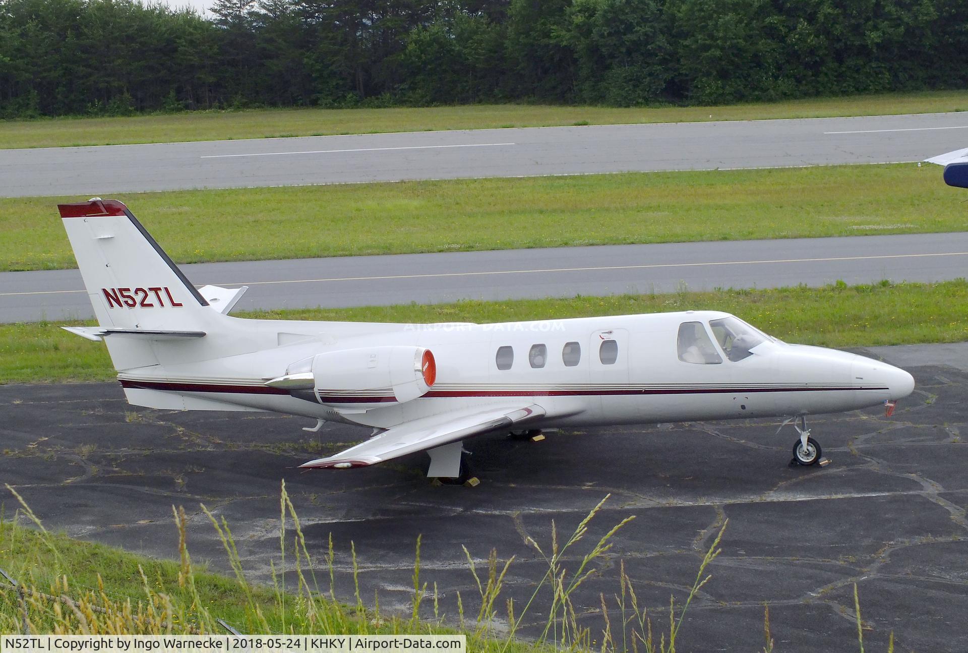 N52TL, 1977 Cessna 501 Citation I/SP C/N 501-0053, Cessna 501 Citation I/SP at the Hickory regional airport