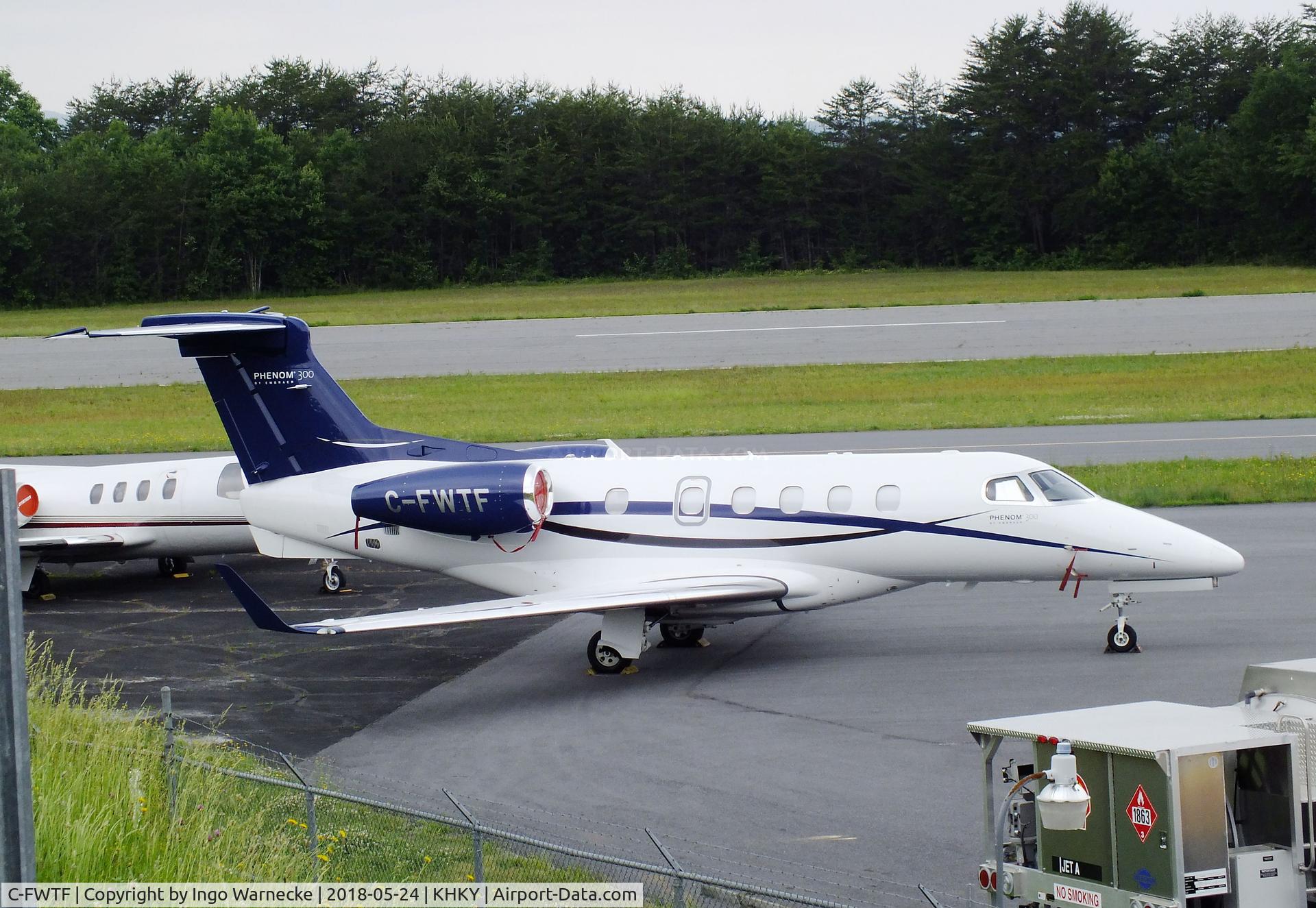 C-FWTF, 2016 Embraer EMB-505 Phenom 300 C/N 50500369, EMBRAER EMB-505 Phenom 300 at the Hickory regional airport
