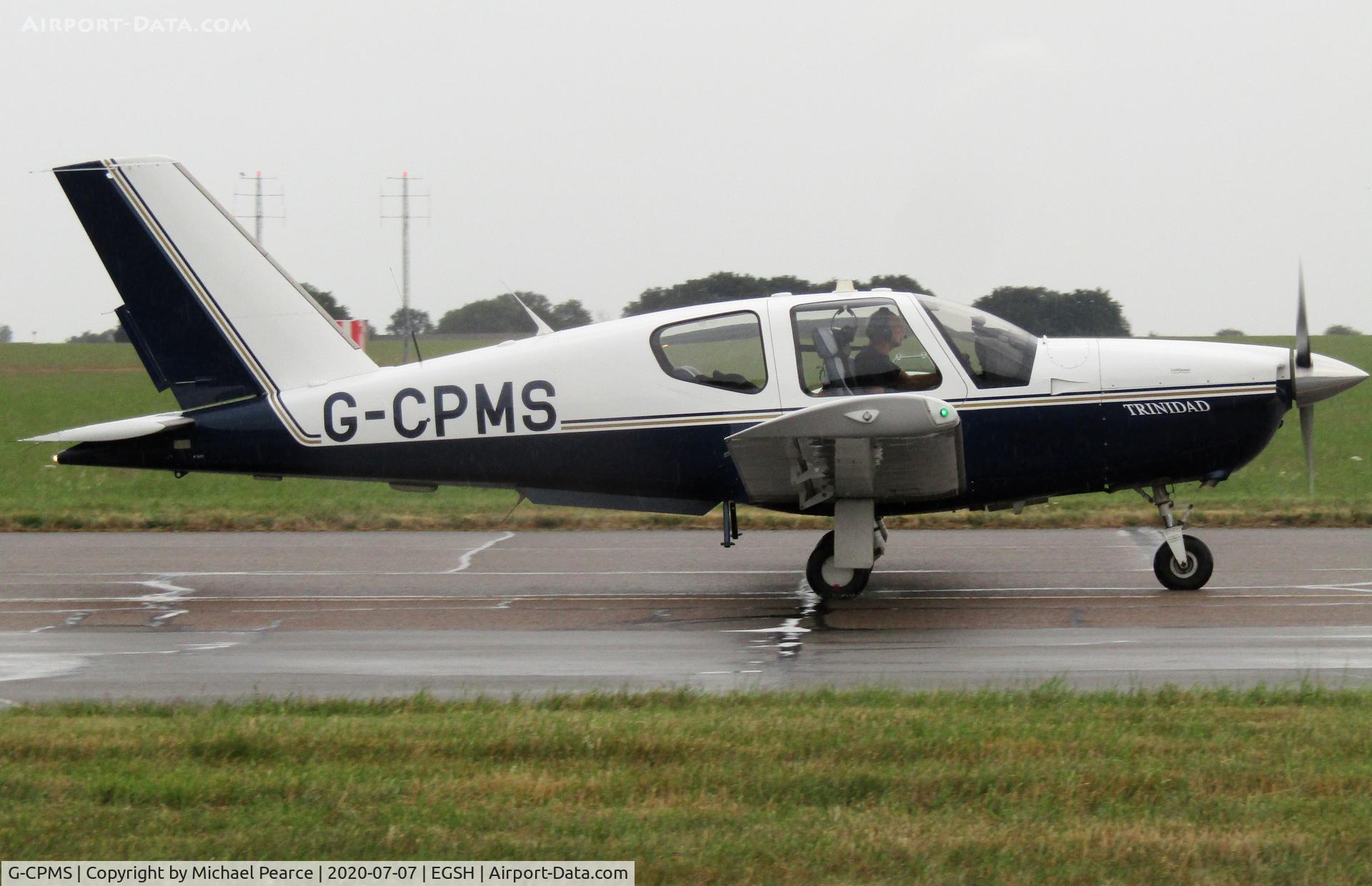 G-CPMS, 1994 Socata TB-20 Trinidad C/N 1607, Returning to Shoreham (ESH) after a day's visit.