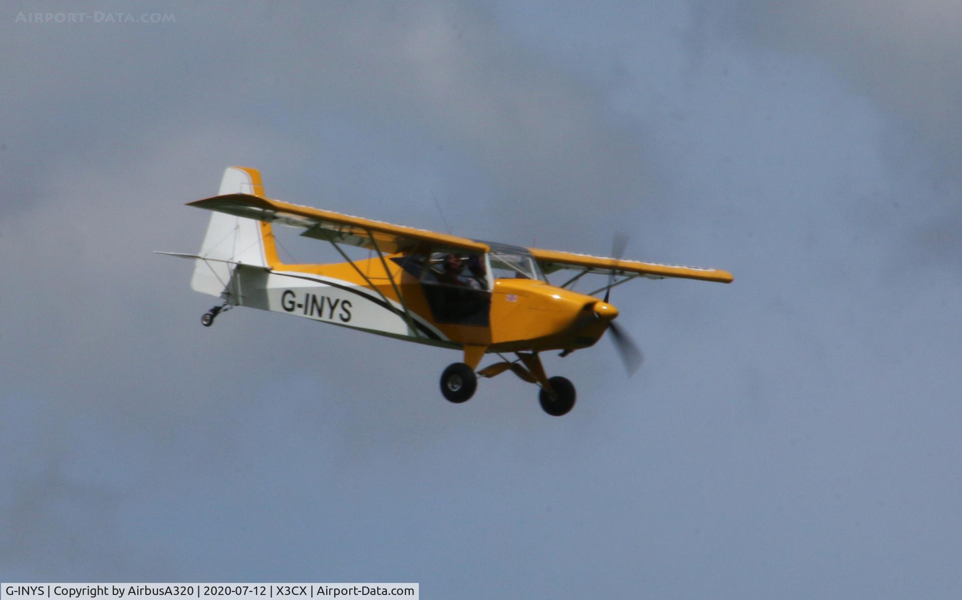 G-INYS, 2018 TLAC Sherwood Scout C/N LAA 345-15538, Arriving at Northreps