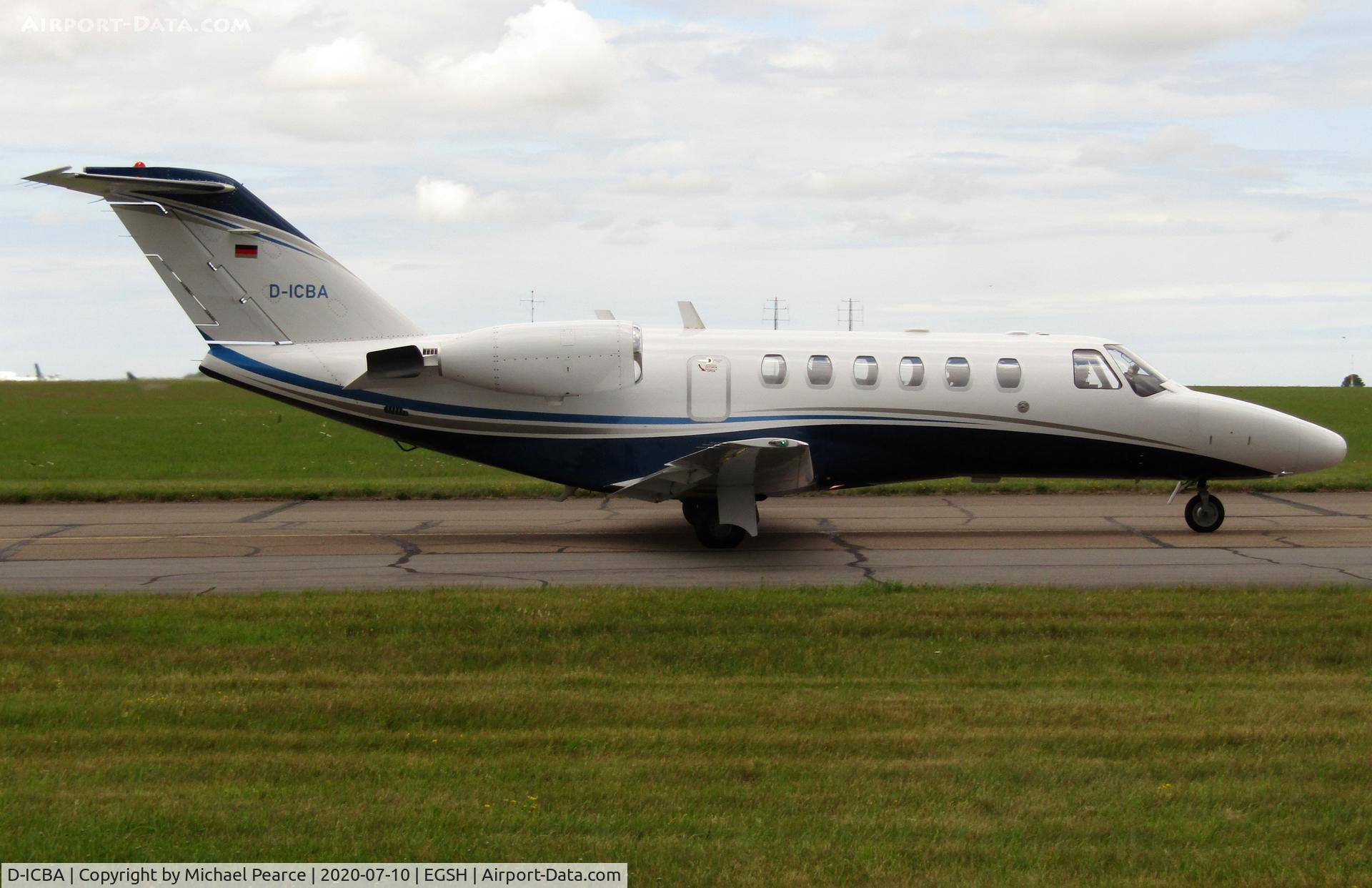 D-ICBA, 2004 Cessna 525A CitationJet CJ2 C/N 525A-0204, Returning to Amsterdam (AMS) after a day's visit.