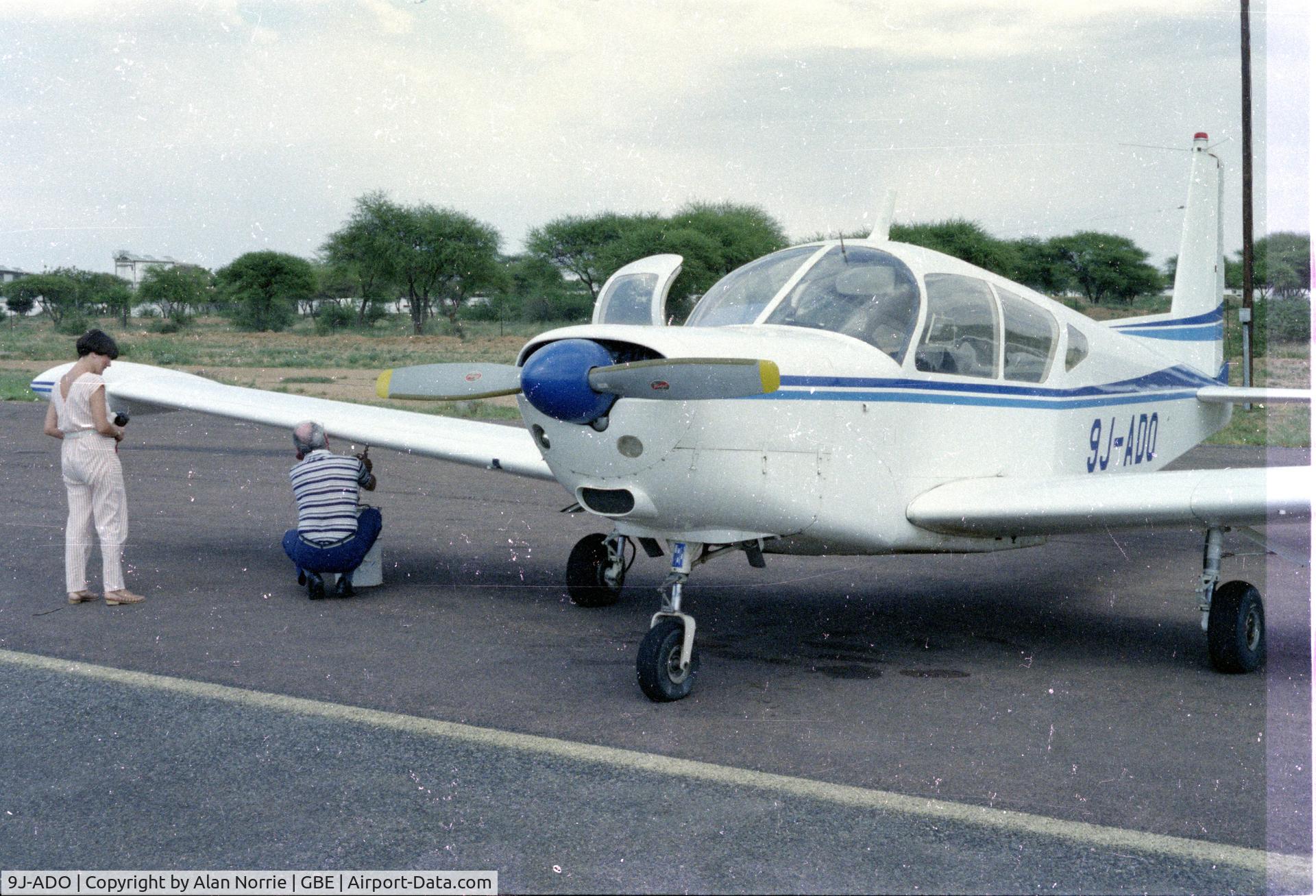 9J-ADO, SIAI-Marchetti S-208 C/N 2-23, Gaborone airport Botswana 1984.  In flying condition.
