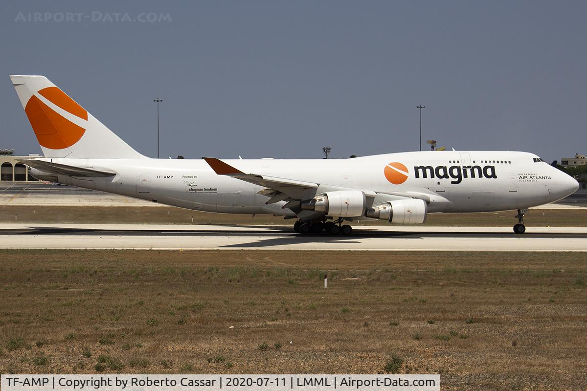 TF-AMP, 1990 Boeing 747-481/BCF C/N 24801, Runway 13