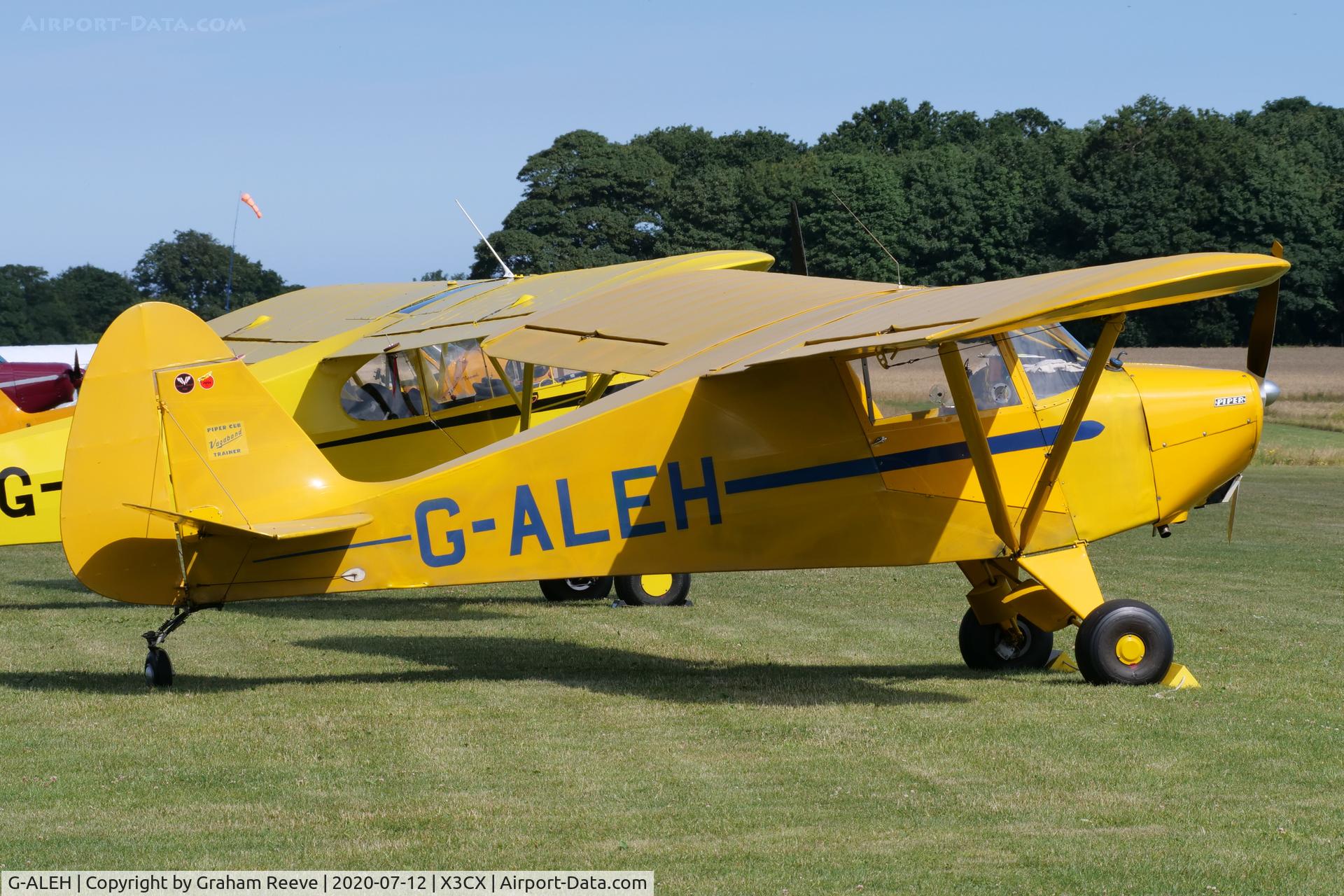 G-ALEH, 1948 Piper PA-17 Vagabond C/N 17-87, Parked at Northrepps.