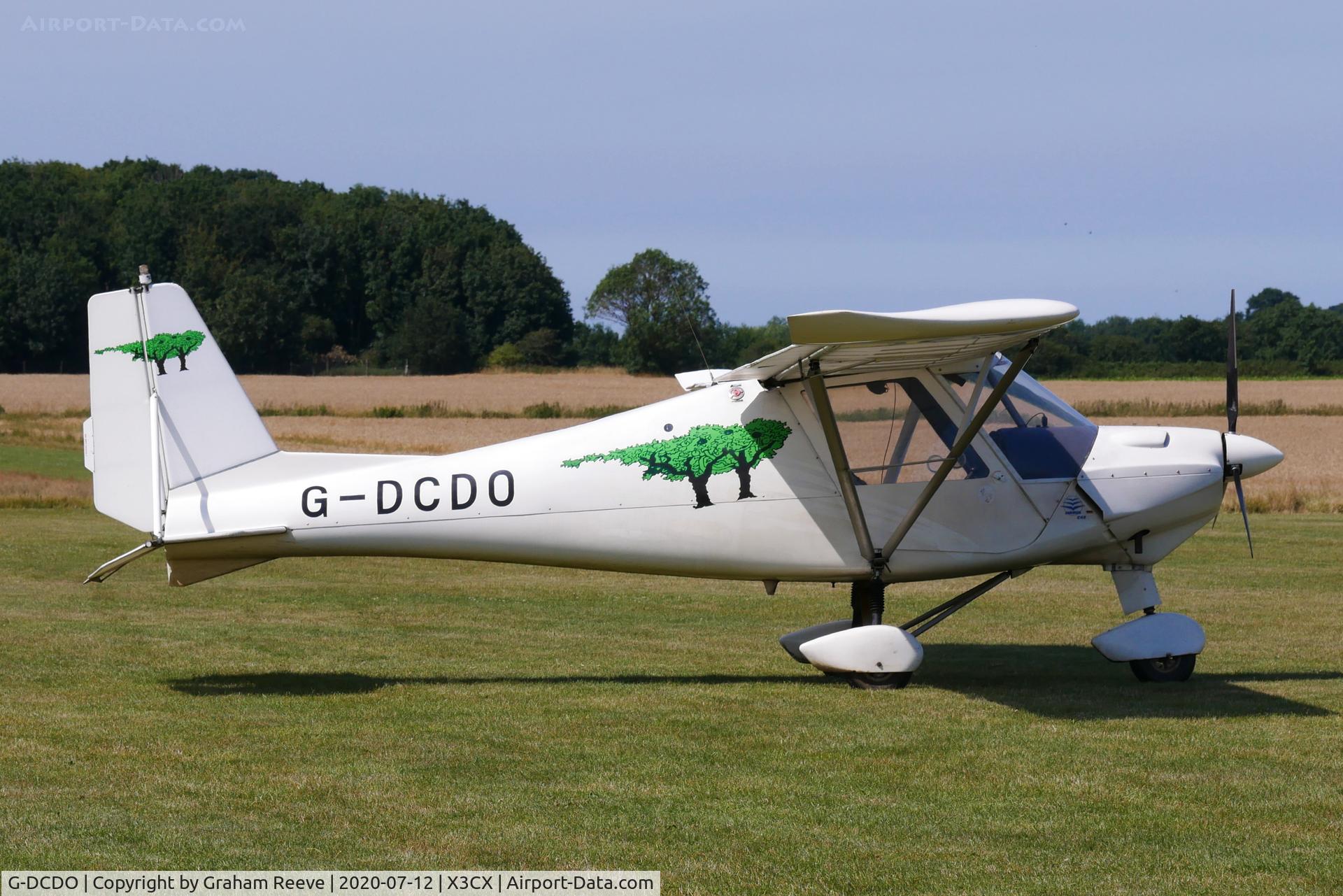 G-DCDO, 2010 Comco Ikarus C42 FB80 C/N 1008-7115, Parked at Northrepps.