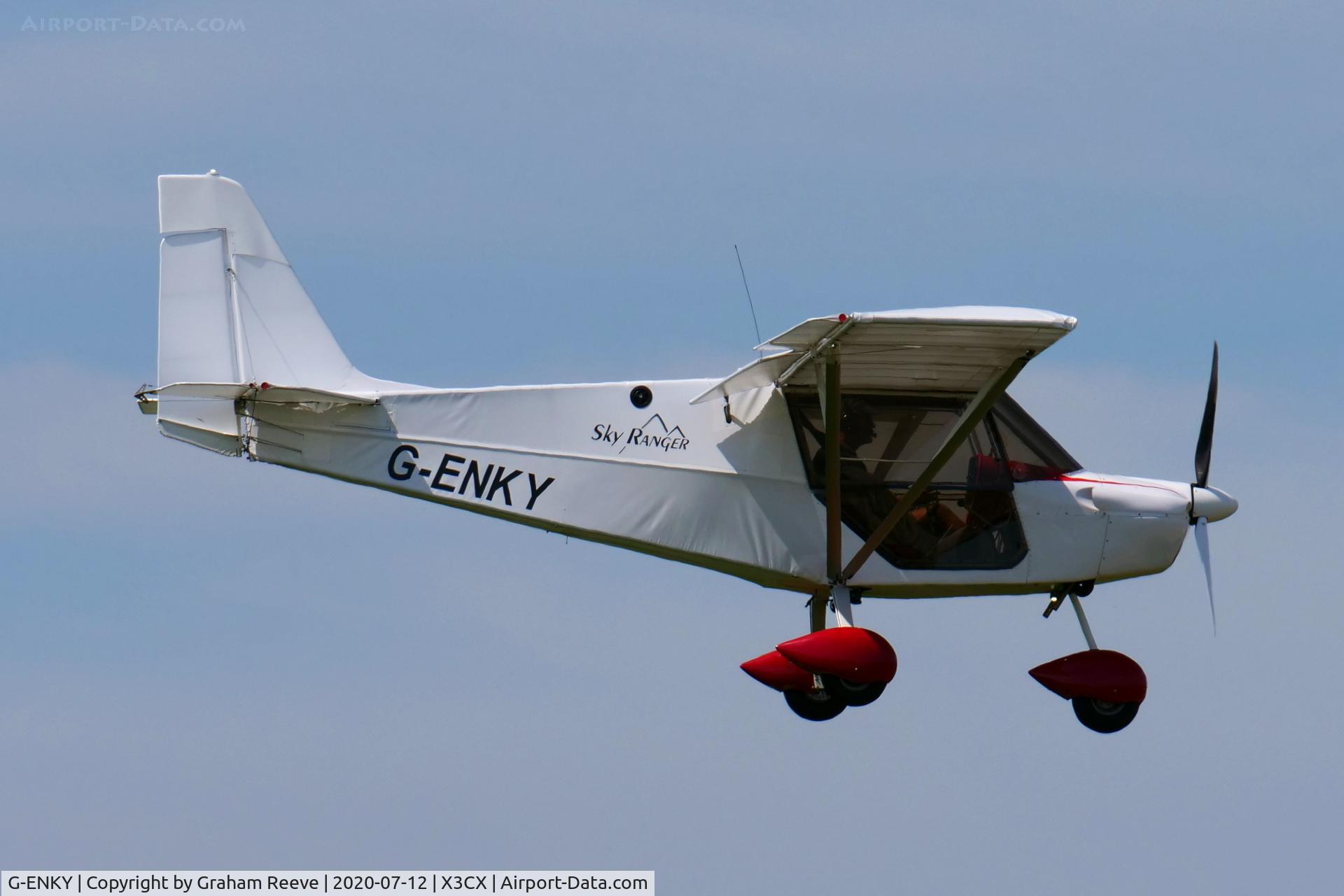 G-ENKY, 2019 Best Off Skyranger Swift 912S(2) C/N BMAA/HB/716, Landing at Northrepps.