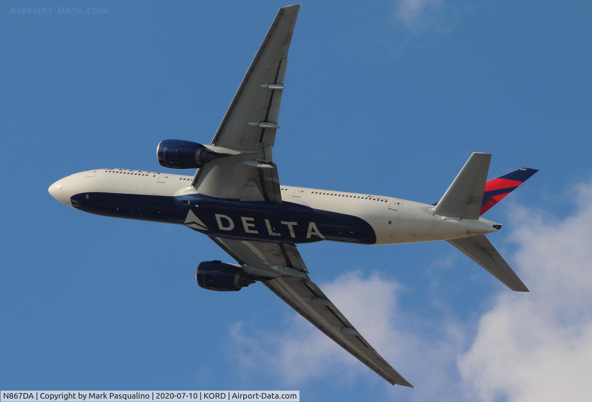 N867DA, 2002 Boeing 777-232 C/N 29743, Boeing 777-232