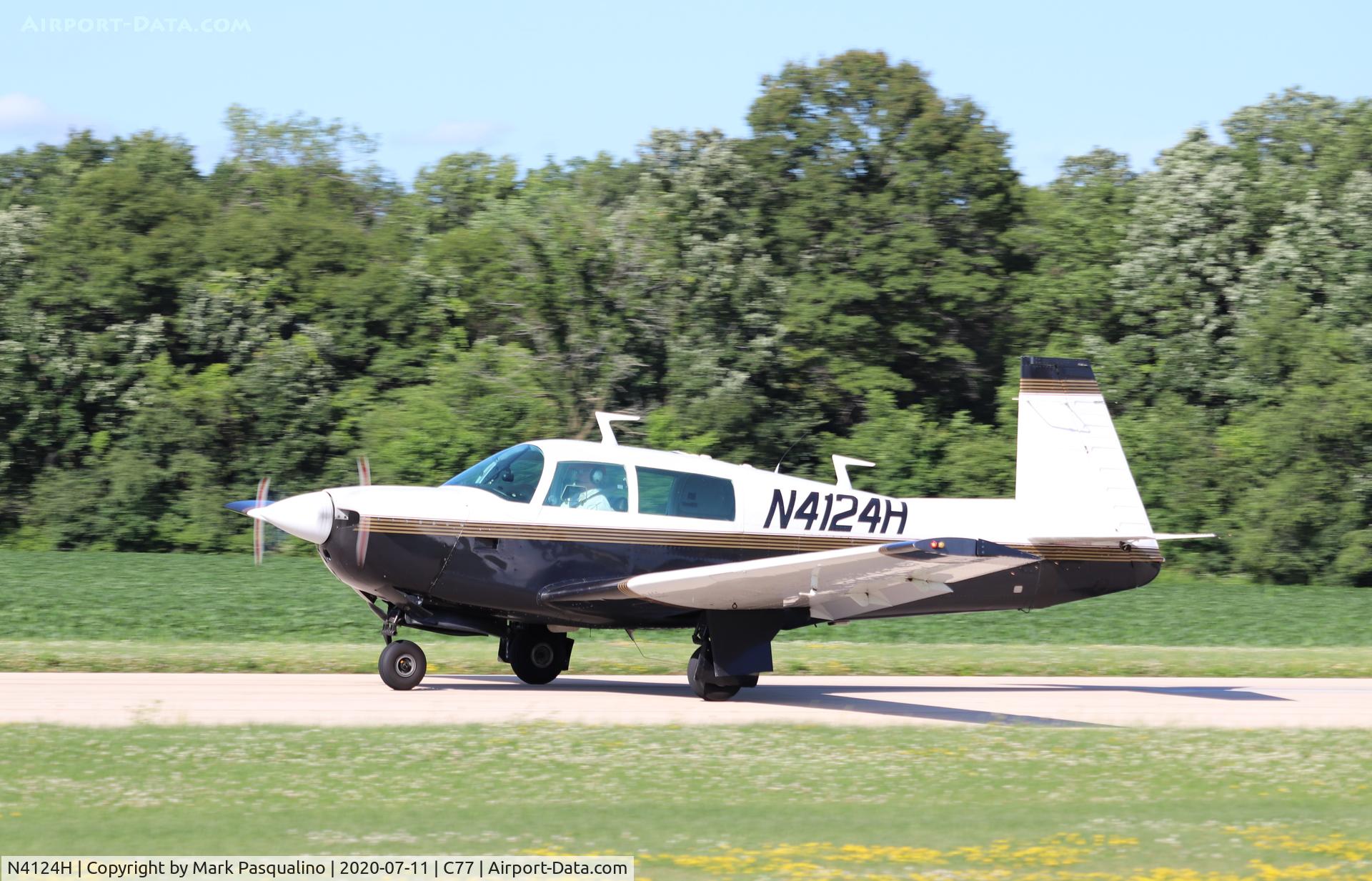N4124H, 1978 Mooney M20J 201 C/N 24-0637, Mooney M20J