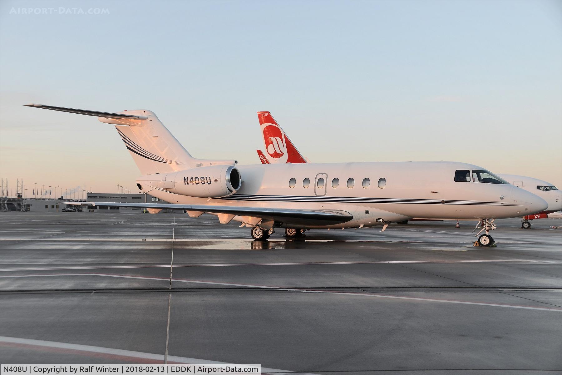 N408U, 2008 Hawker Beechcraft 4000 C/N RC-17, Hawker Beechcraft Hawker 4000 - United Technologies Corp. - RC-17 - N408U - 13.02.2018 - CGN