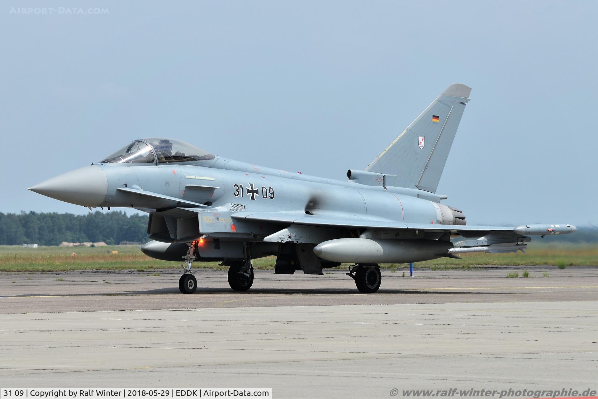 31 09, Eurofighter EF-2000 Typhoon S C/N GS085, Eurofighter EF-2000 Typhoon - GAF German Air Force - GS085 - 31+09 - 29.05.2018 - CGN