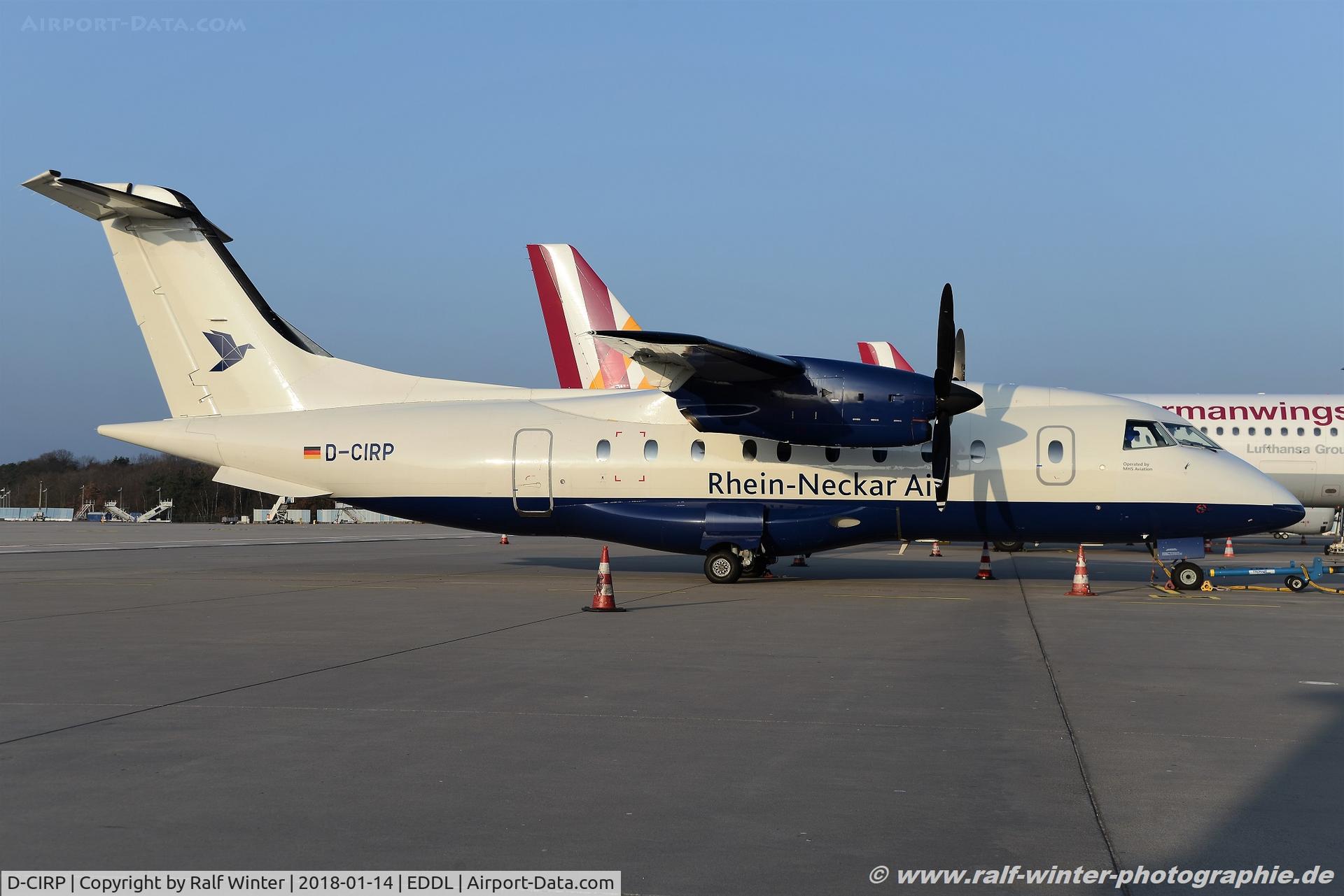 D-CIRP, 1993 Dornier 328-100 C/N 3006, Dornier Do 328-110 - MHV MHS Aviation for Rhein-Neckar Air - 3006 - D-CIRP - 14.01.2018 - DUS