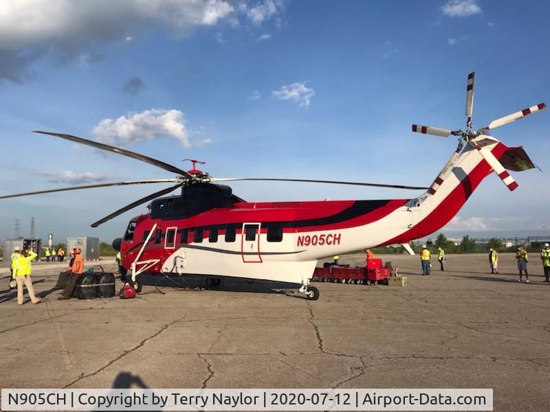 N905CH, 1973 Sikorsky S-61N C/N 61711, Lift @ CEP1