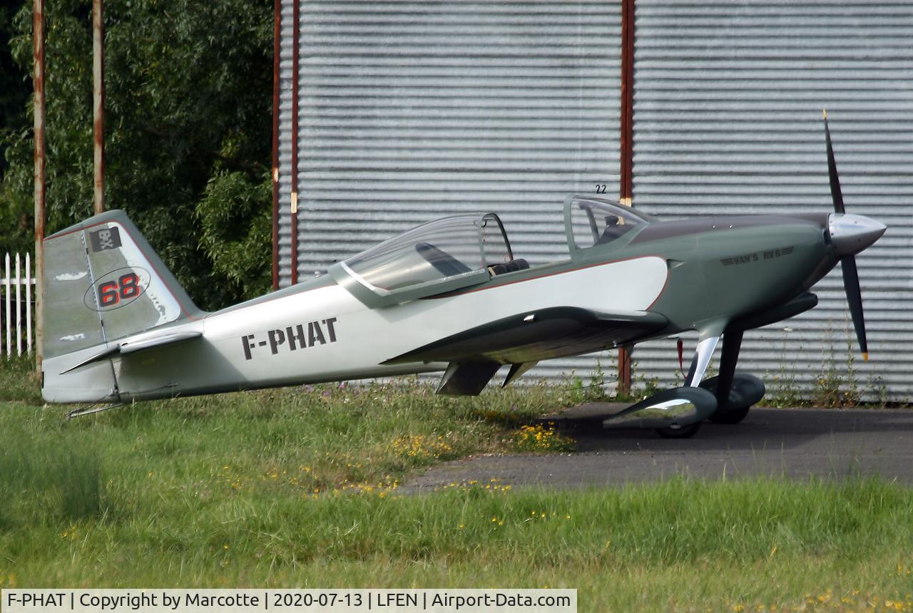 F-PHAT, Vans RV-6 C/N 25304, new colours.