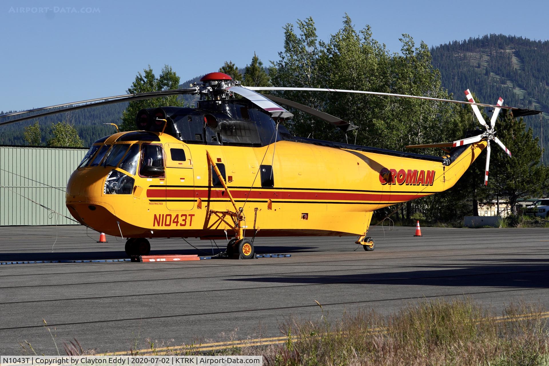 N1043T, 1982 Sikorsky S-61A (CH-3A) C/N 61-083, Truckee Airport California 2020.