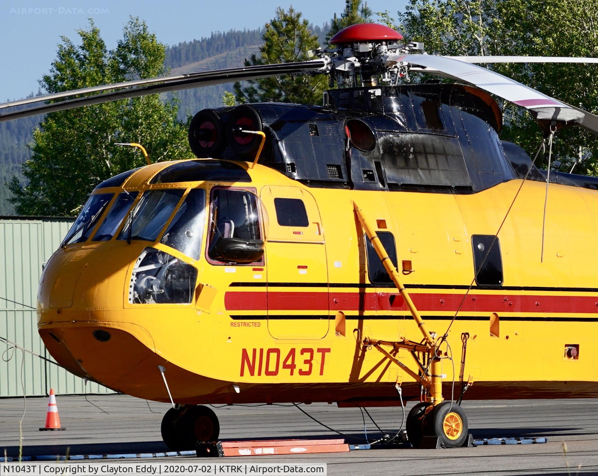 N1043T, 1982 Sikorsky S-61A (CH-3A) C/N 61-083, Truckee Airport California 2020.