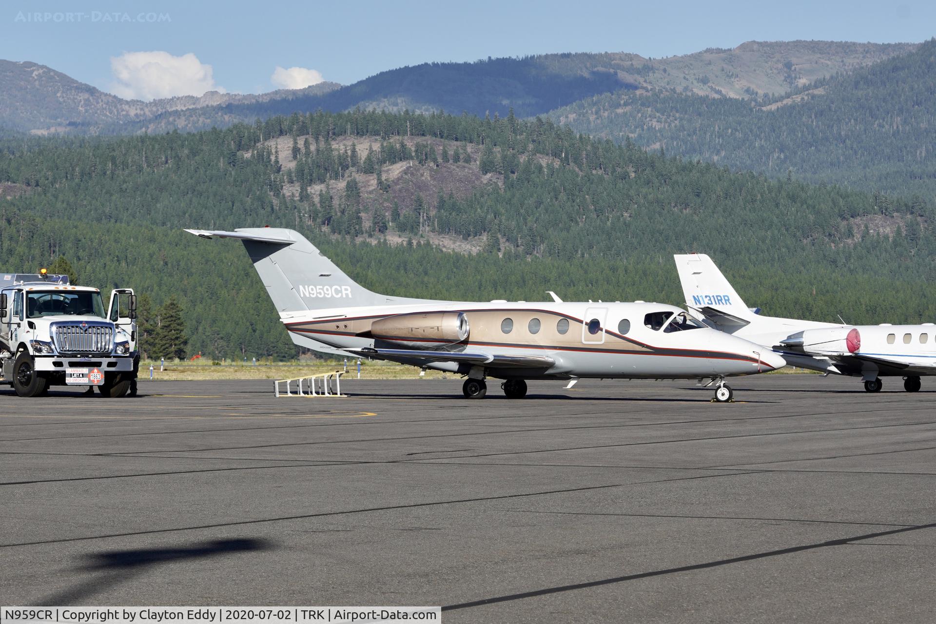 N959CR, 2004 Raytheon 400A Beechjet C/N RK-387, Truckee Airport California 2020.