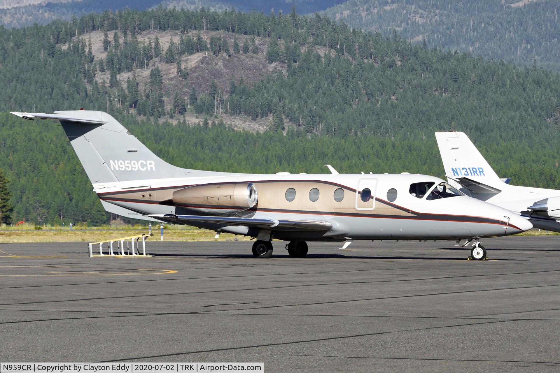 N959CR, 2004 Raytheon 400A Beechjet C/N RK-387, Truckee Airport California 2020.