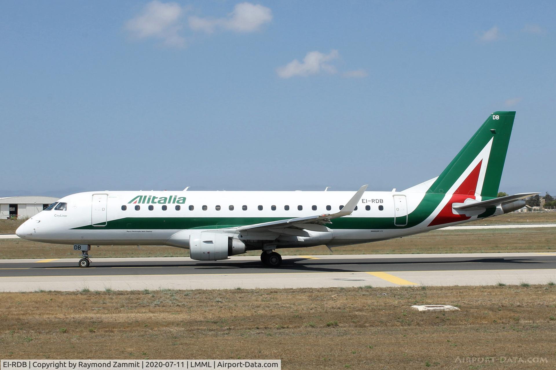 EI-RDB, 2011 Embraer 175LR (ERJ-170-200LR) C/N 17000331, Embraer EMB175LR EI-RDB Alitalia
