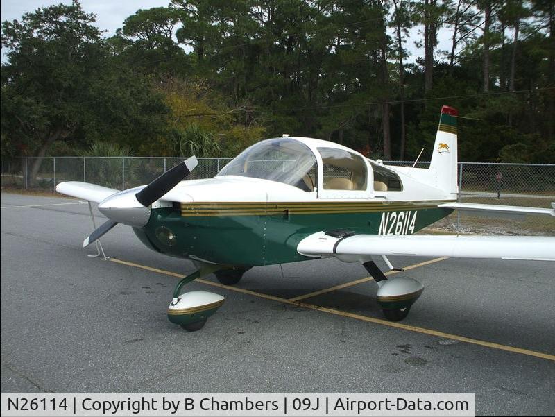 N26114, 1977 Grumman American AA-5A Cheetah C/N AA5A0433, Grumman American AA5A Cheetah