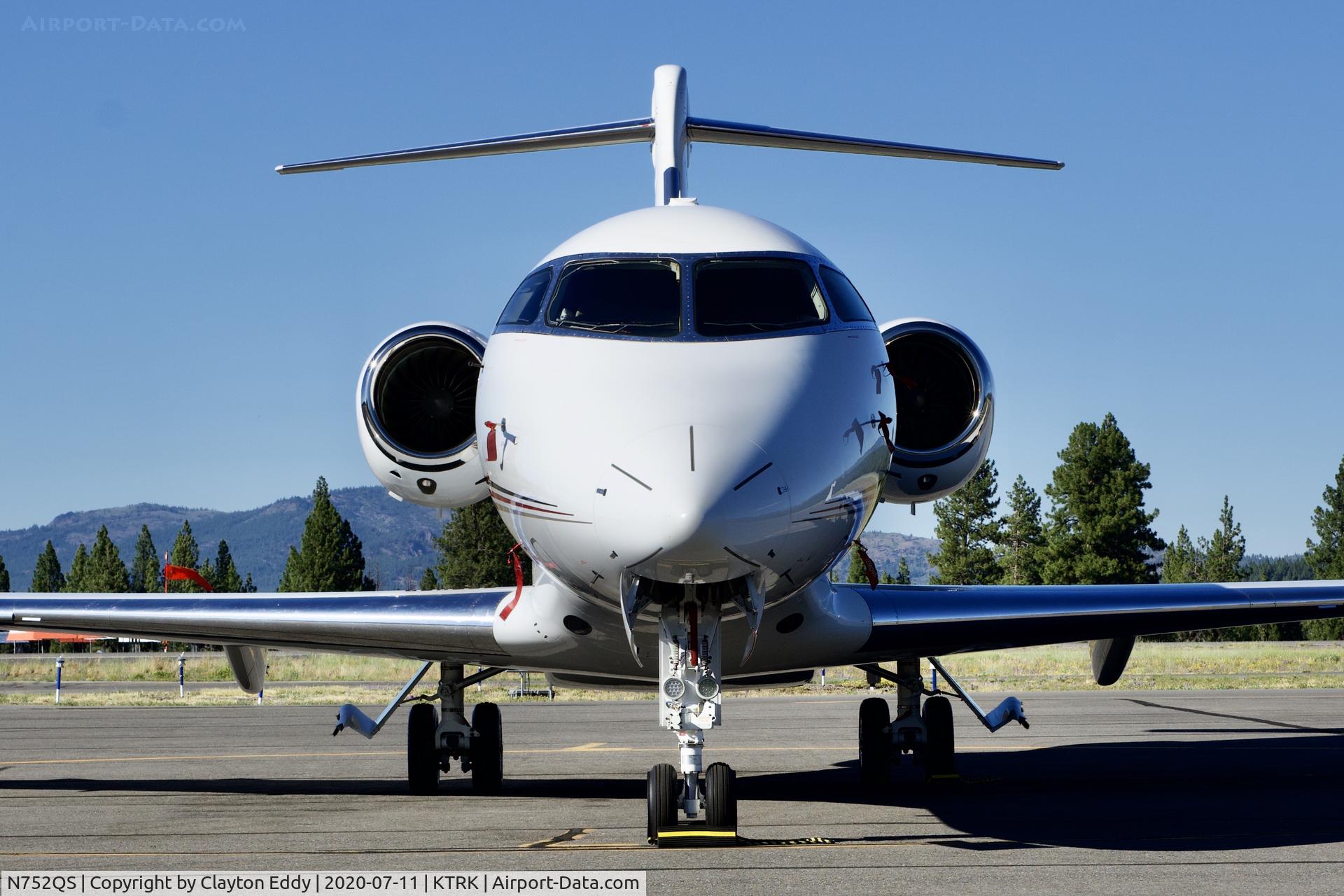 N752QS, 2006 Israel Aircraft Industries Gulfstream 200 C/N 152, Truckee Airport California 2020.