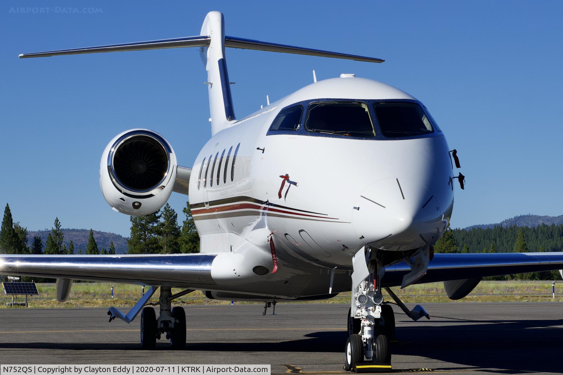 N752QS, 2006 Israel Aircraft Industries Gulfstream 200 C/N 152, Truckee Airport California 2020.