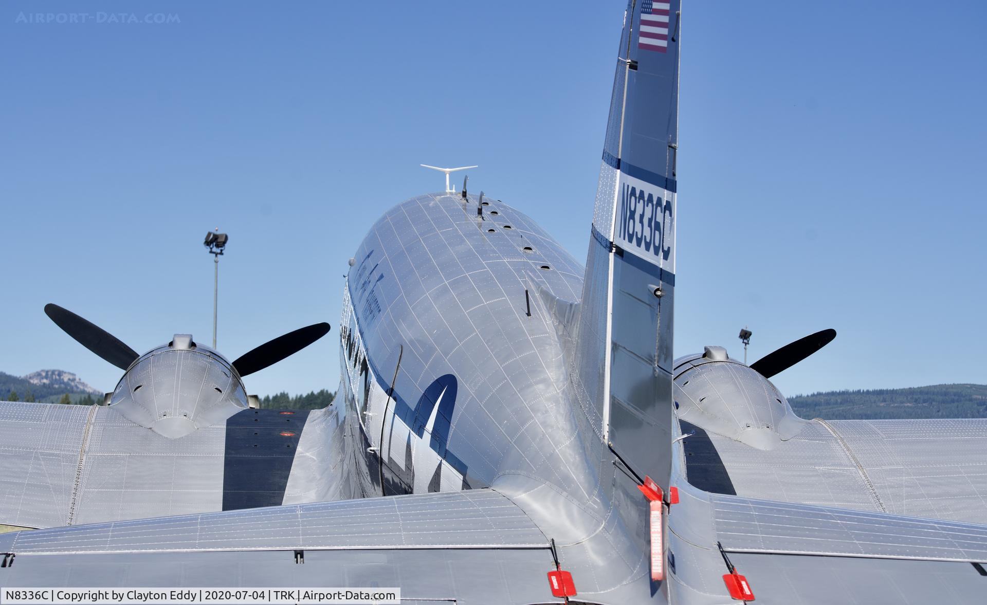 N8336C, 1942 Douglas DC-53-DO C/N 7313, Truckee Airport California 2020.