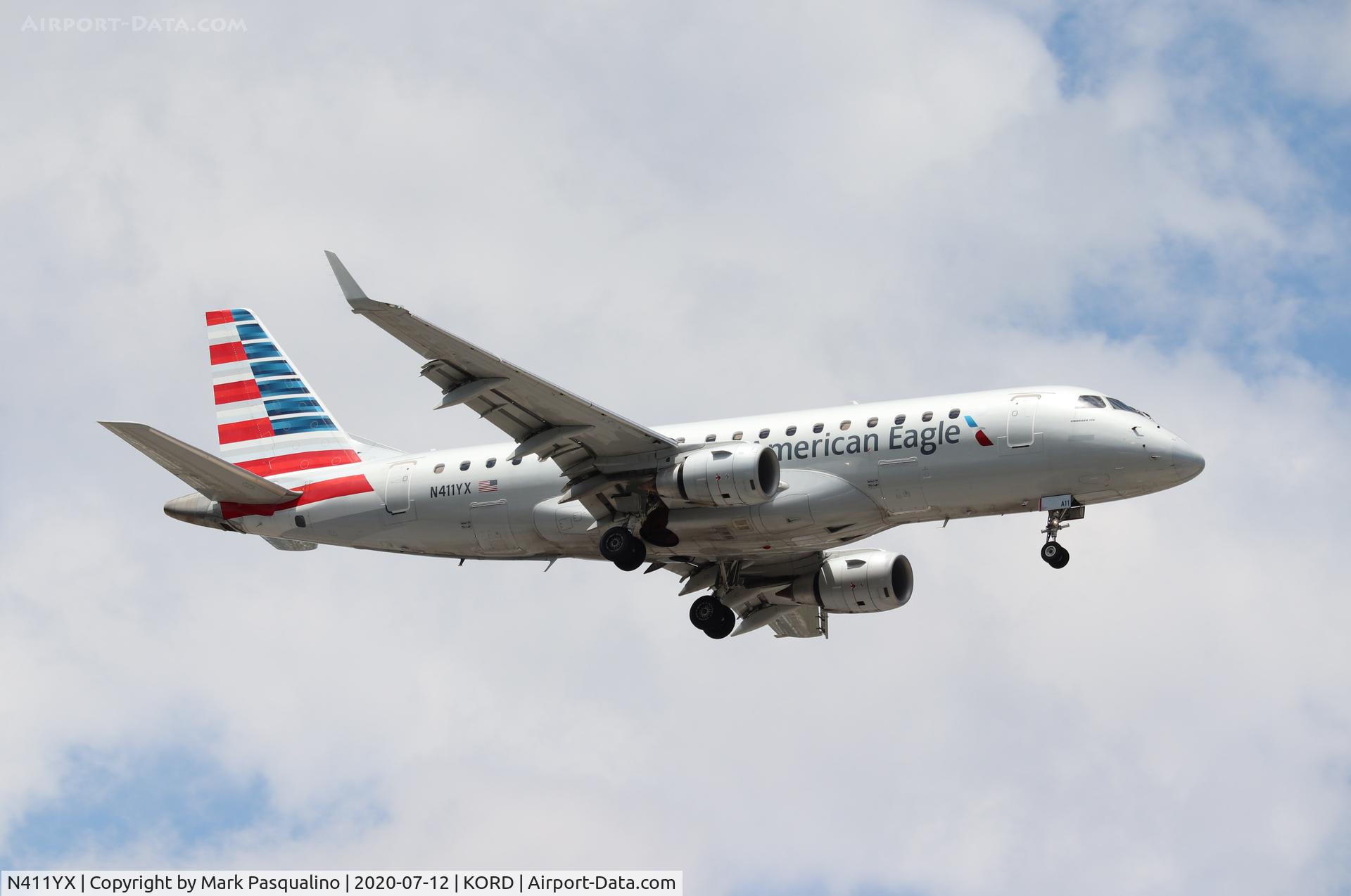 N411YX, 2013 Embraer 175LR (ERJ-170-200LR) C/N 17000374, ERJ-170-200LR