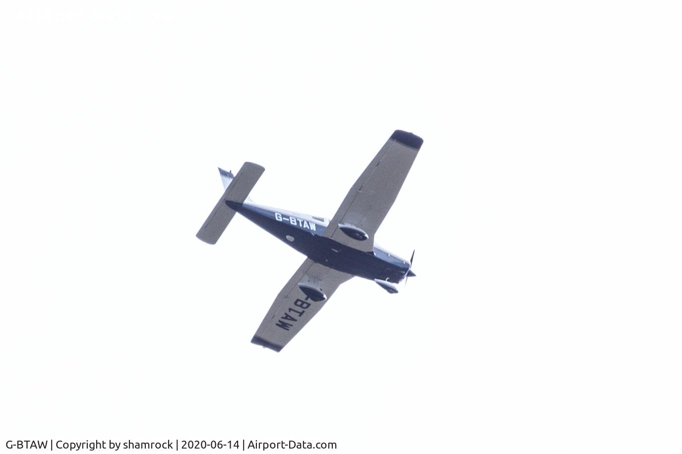 G-BTAW, 1986 Piper PA-28-161 C/N 28-8616031, Over Snettisham, Norfolk, England.