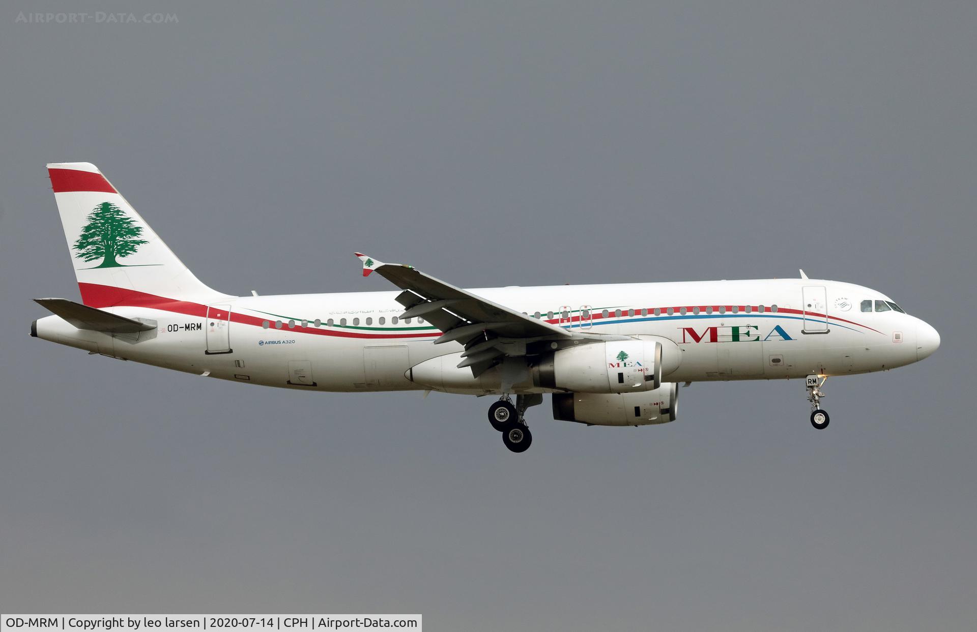 OD-MRM, 2011 Airbus A320-232 C/N 4632, Copenhagen 14.7.2020