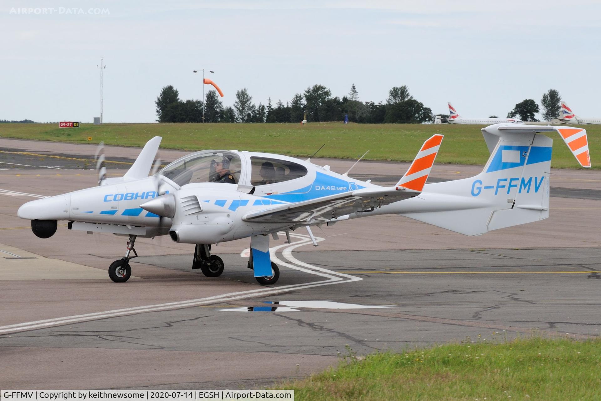 G-FFMV, 2013 Diamond DA-42NG Twin Star C/N 42.MN029, Regular Visitor.