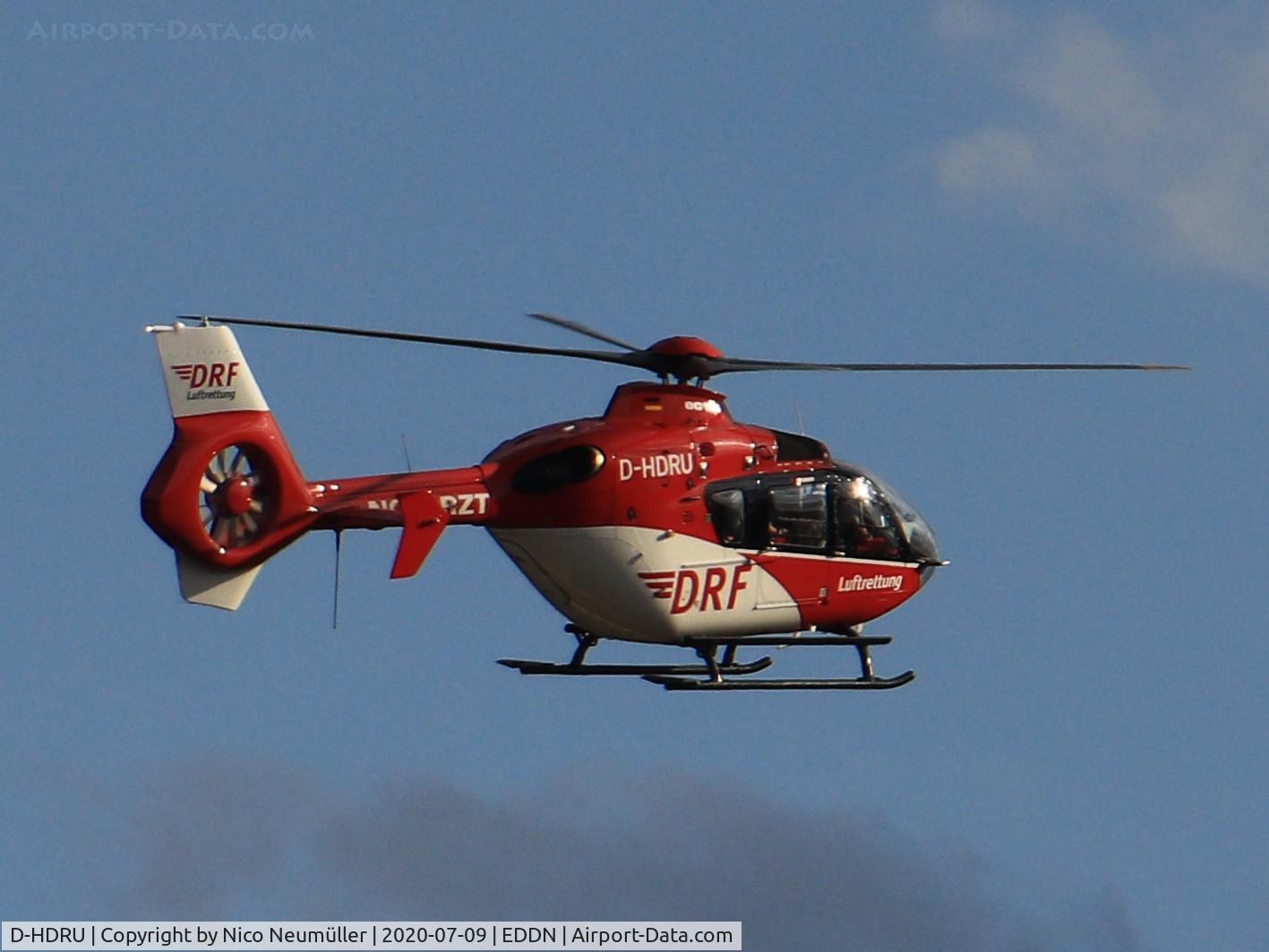 D-HDRU, Eurocopter EC-135P-2i C/N 0790, DRF helicopter is landing near Nuremberg (EDDN/NUE)