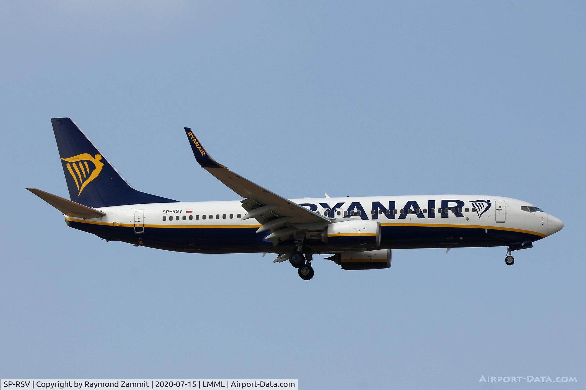 SP-RSV, 2017 Boeing 737-800 C/N 44777, B737-800 SP-RSV Ryanair Sun