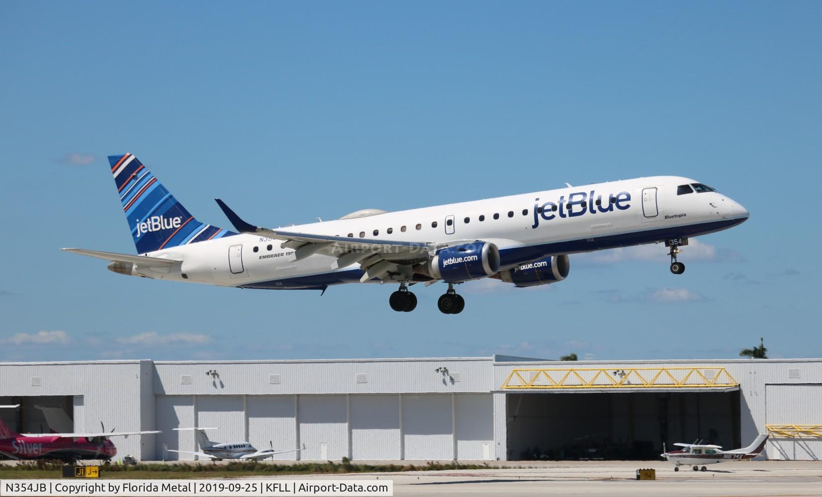 N354JB, 2013 Embraer 190AR (ERJ-190-100IGW) C/N 19000601, FLL 2019