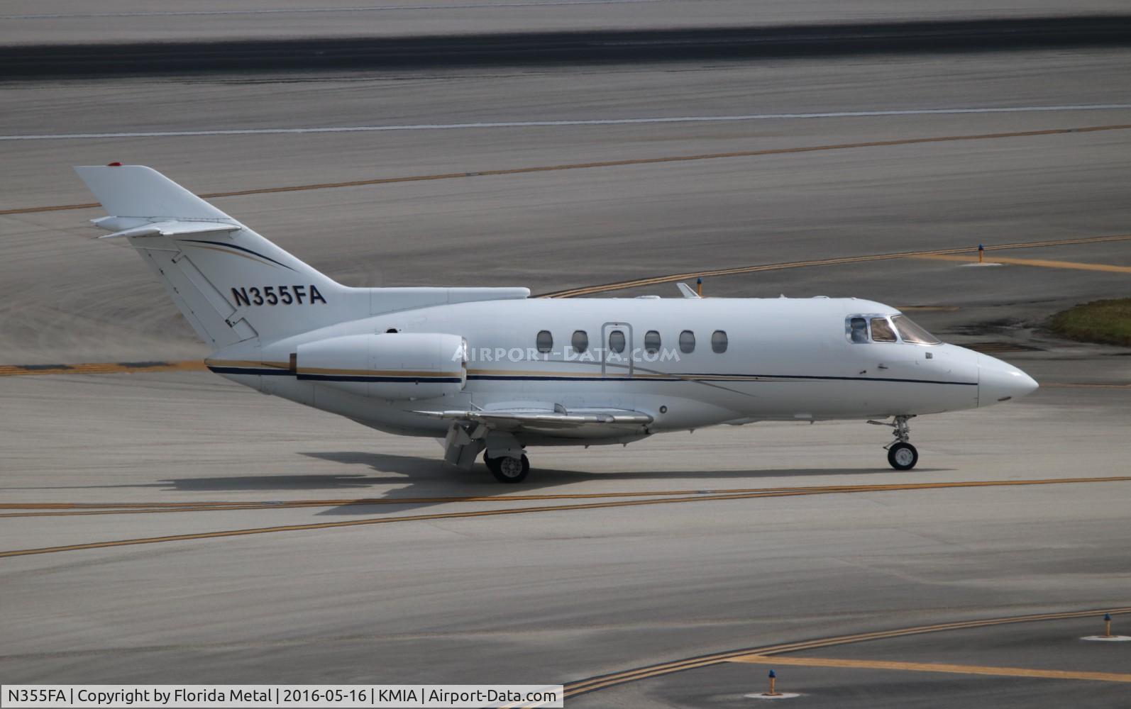 N355FA, 1989 British Aerospace BAe.125 Series 800A C/N 258156, MIA 2016
