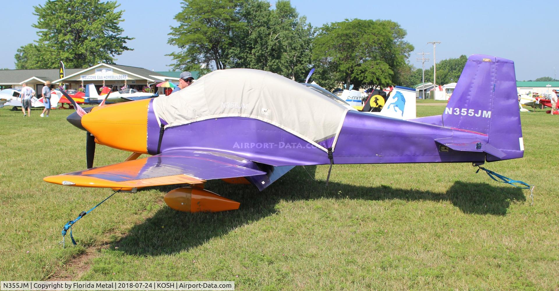 N355JM, Bushby Mustang II C/N M-II-2074, OSH 2018
