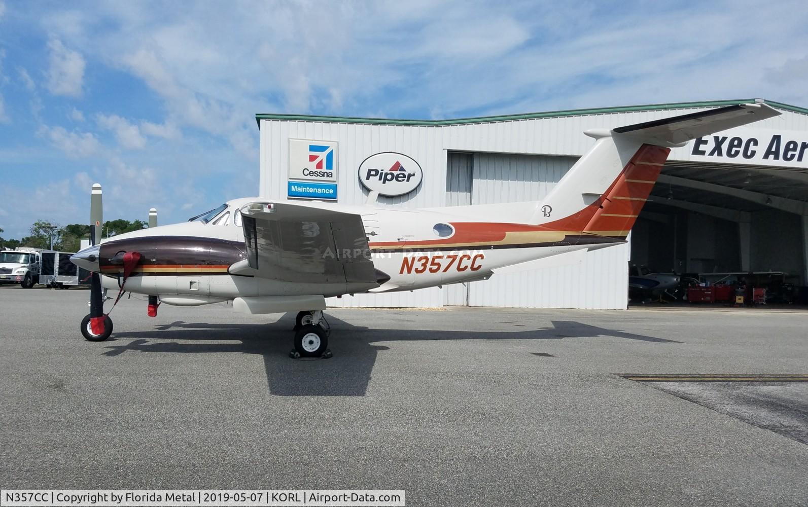 N357CC, 1982 Beech F90 King Air C/N LA-180, ORL 2019
