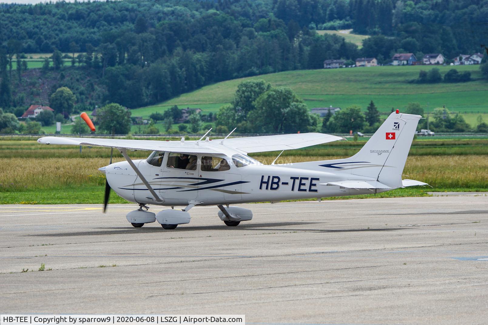 HB-TEE, 2007 Cessna 172S C/N 172S10524, At Grenchen
