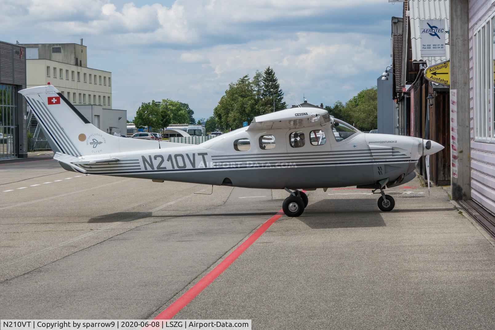 N210VT, 1980 Cessna P210N Pressurised Centurion C/N P21000522, Maintenance at Grenchen