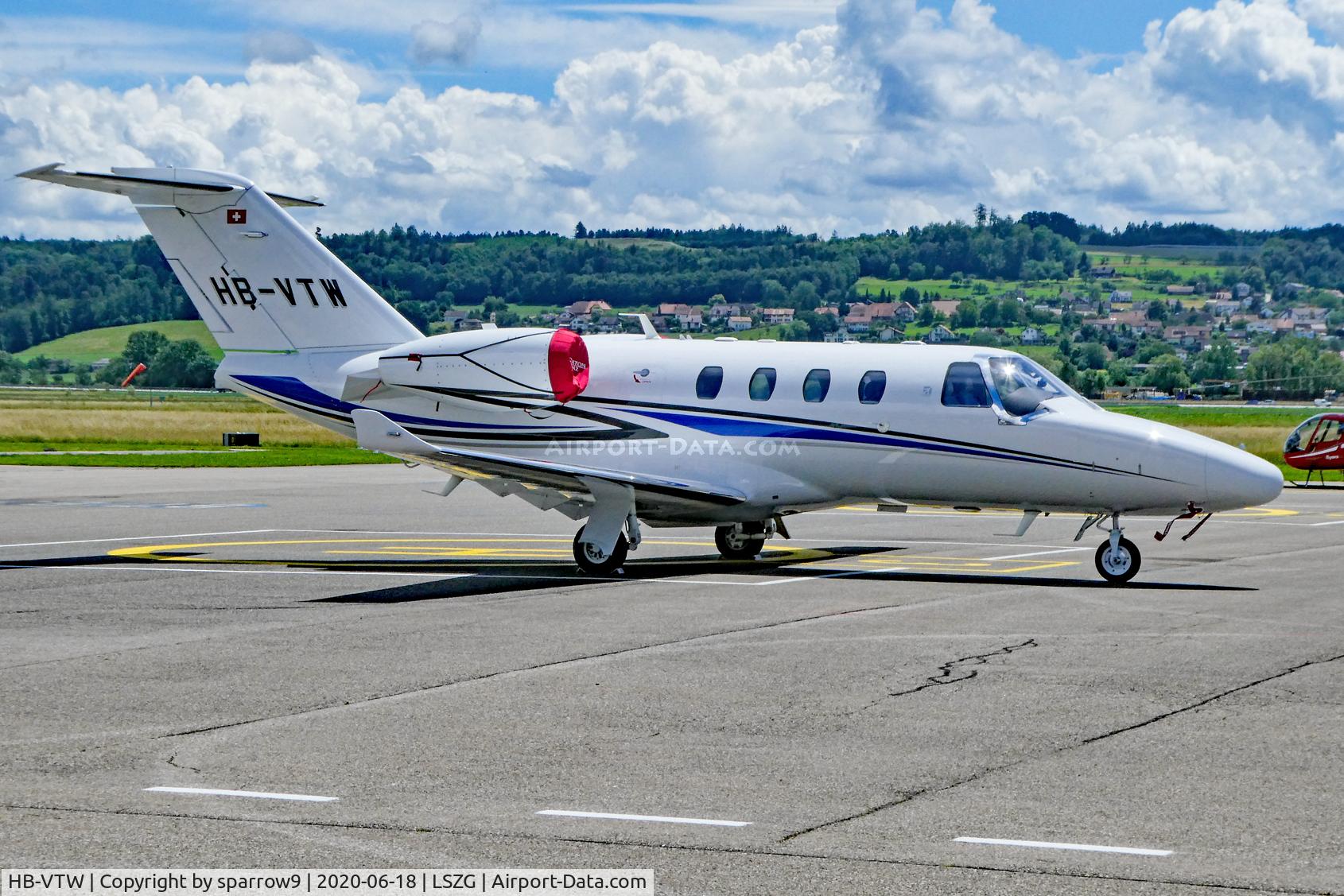 HB-VTW, 2019 Cessna 525 Citation M2 C/N 525-1044, At Grenchen