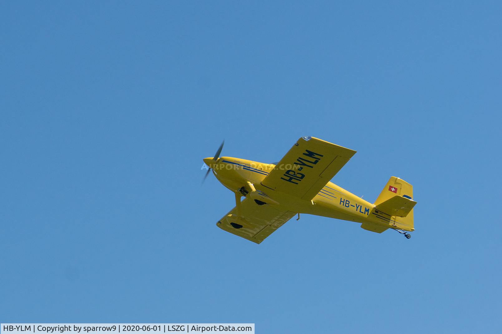 HB-YLM, 2005 Vans RV-7 C/N 70795, Departing Grenchen