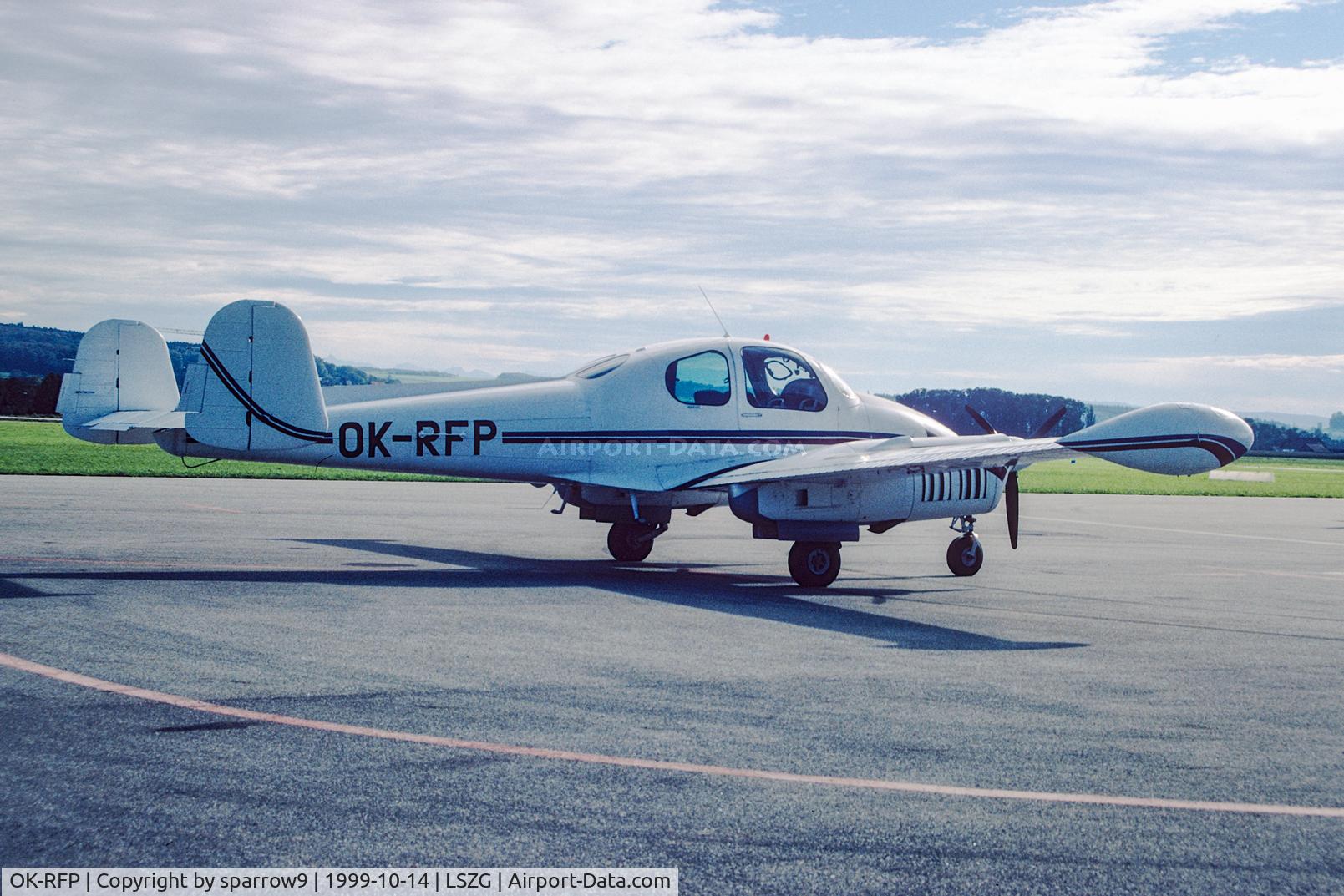 OK-RFP, 1962 Let L-200D Morava C/N 171114, At Grenchen. Scanned from a slide.
