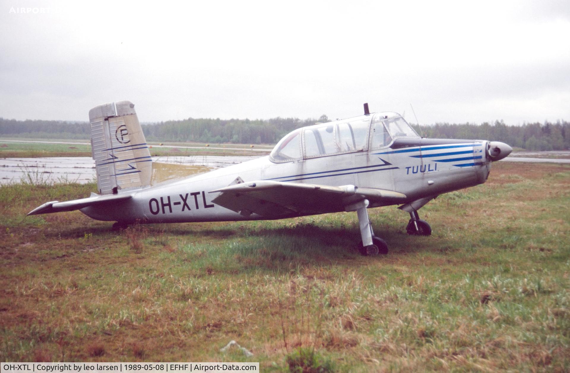 OH-XTL, 1957 Valmet Tuuli TL-III C/N 1, Malmi 8.5.1989