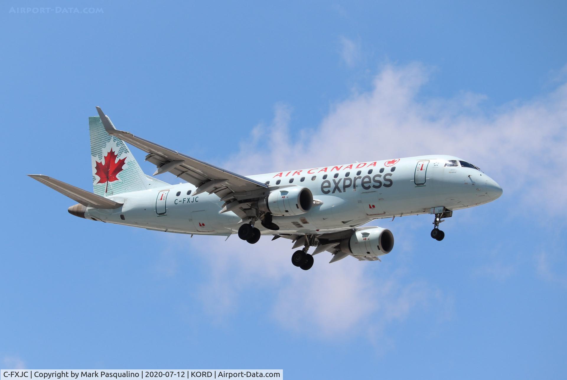 C-FXJC, 2009 Embraer 175LR (ERJ-170-200LR) C/N 17000287, ERJ-170-200LR