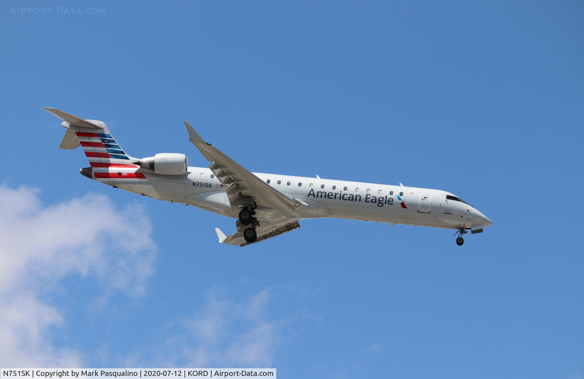 N751SK, 2005 Bombardier CRJ-701ER (CL-600-2C10) Regional Jet C/N 10208, CL-600-2C10
