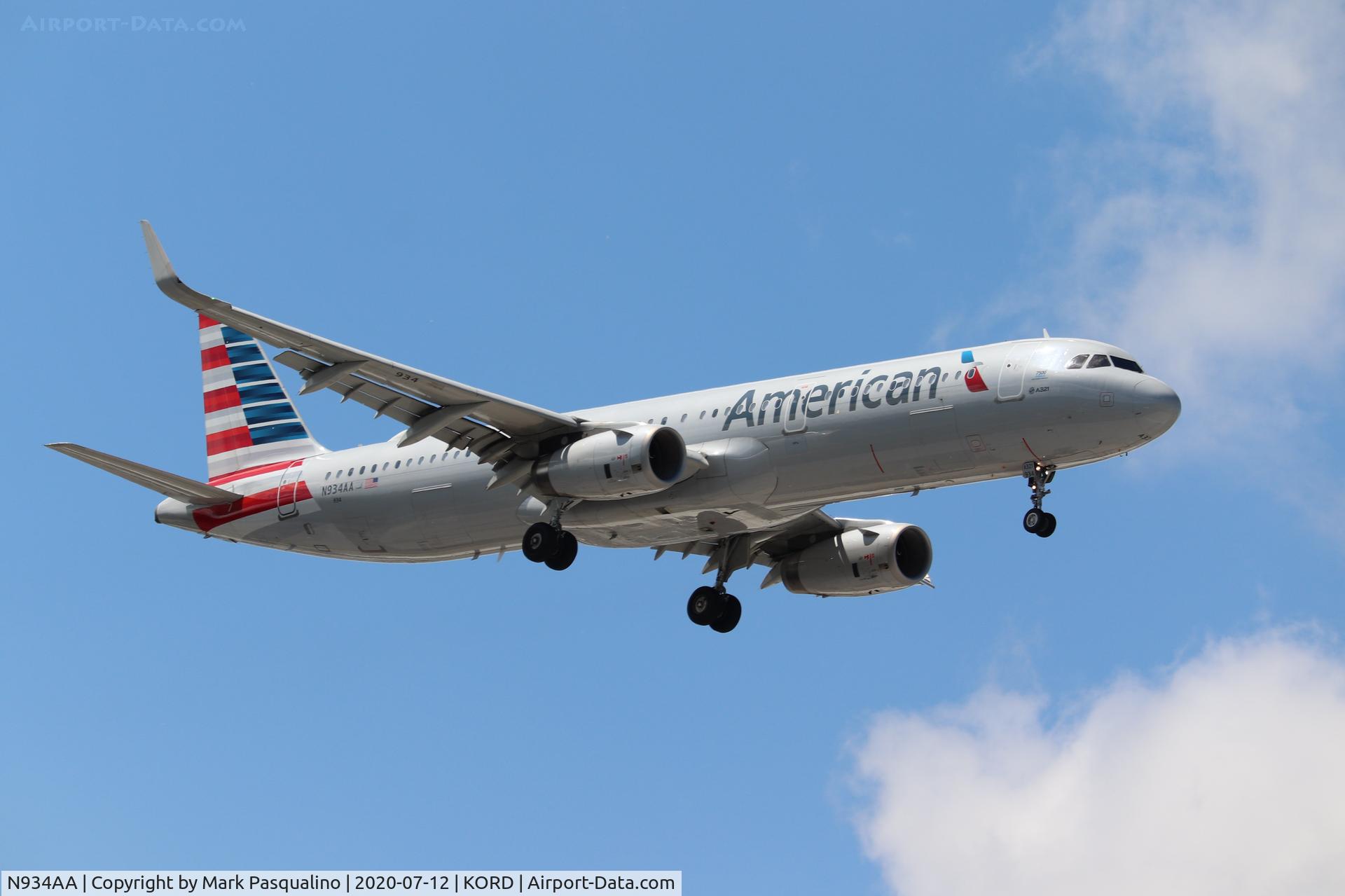 N934AA, 2017 Airbus A321-231 C/N 7500, Airbus A321-231