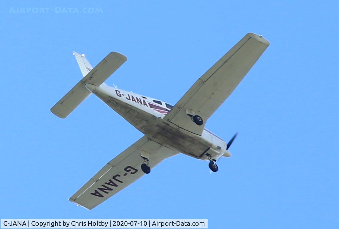 G-JANA, 1979 Piper PA-28-181 Cherokee Archer II C/N 28-7990483, Over Potters Bar, Herts