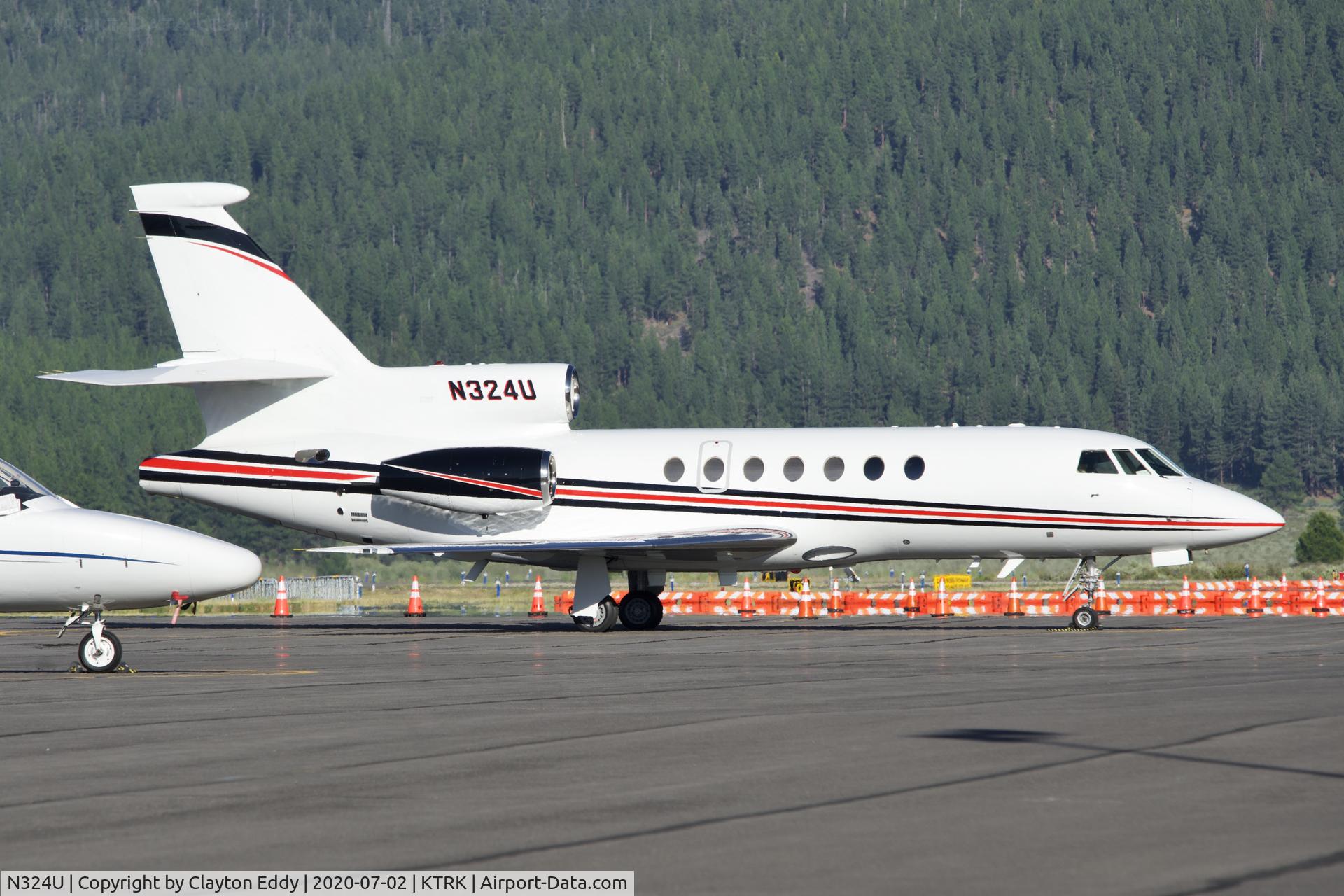 N324U, 1998 Dassault Falcon 50 C/N 276, Truckee Airport California 2020.