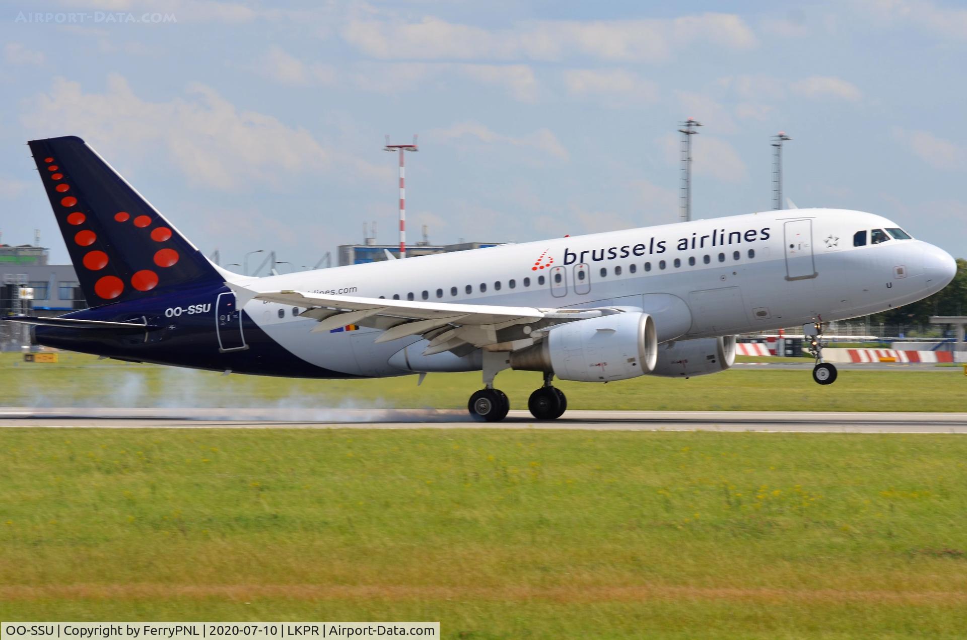 OO-SSU, 2004 Airbus A319-111 C/N 2230, Brussels A319 touching-down