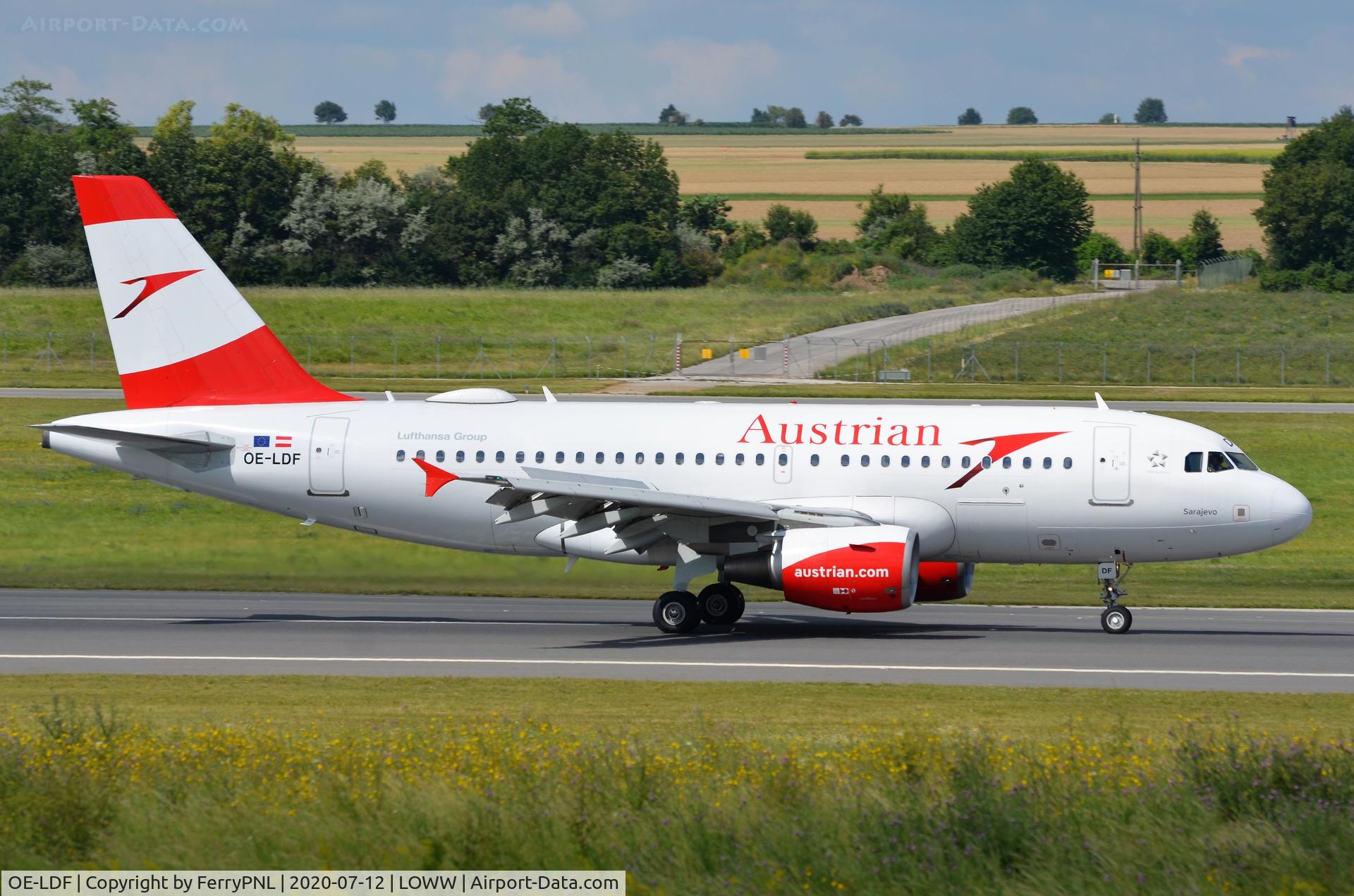 OE-LDF, 2005 Airbus A319-112 C/N 2547, Arrival of Austrian A319