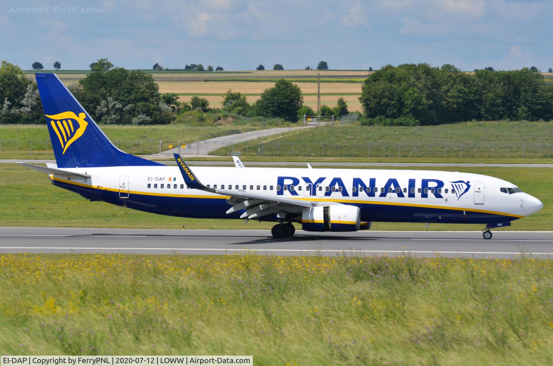 EI-DAP, 2003 Boeing 737-8AS C/N 33551, Ryanair B738